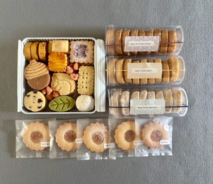 米粉クッキーRISU缶セット